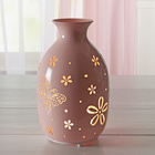 Vase en métal LED "Papillon"