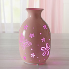 Vase en métal LED "Papillon"