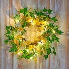 Couronne de marguerites à LED