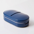 Coupe-comprimés avec boîte de rangement navy