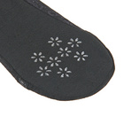 Chaussettes en dentelle noir + blanc + beige 3 paires