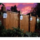 Lot de 2 appliques murales solaires