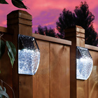 Lot de 2 appliques murales solaires