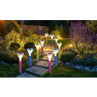 Piquets solaires “Fleurs” – lot de 6