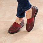 Chaussures confort "Maggie", bordeaux