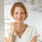 Boucles d’oreilles pendantes turquoise