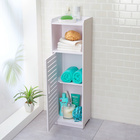 Armoire de salle de bain avec porte blanche