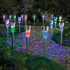 Lampes solaires à LED, lot de 12
