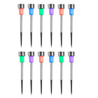 Lampes solaires à LED, lot de 12