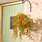 Fleurs artificielles suspendues orange