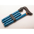 Canne pliable, bleu