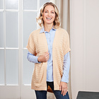 Gilet sans manches, beige