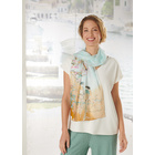 Foulard en mousseline « Paradis des oiseaux »