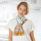 Foulard en mousseline « Paradis des oiseaux »