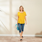 T-shirt "Bea", jaune
