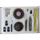 Kit de couture avec cahier de travaux manuels "Guide de couture" 118 pcs.