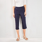 Pantalon 7/8 "Tilda", bleu marine