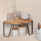 Étagère d'angle "York Lava" 1 étage METALTEX