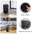 Radiateur soufflant portable 2 en 1 avec thermostat & fonction d'orientation