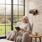 Chauffage de terrasse avec 3 niveaux de chauffage pour l'extérieur