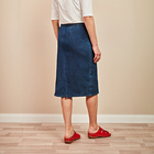 Jupe en jean stone washed, bleu jean