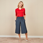 Jupe-culotte estivale "Caro", bleu