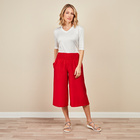 Jupe-culotte estivale "Caro", rouge