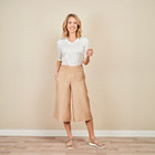 Jupe-culotte estivale "Caro", beige