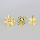 Fermoirs pour bijoux « Fleurs » – lot de 3