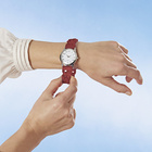 Montre-bracelet stretch rouge