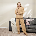 Ensemble en peluche, caramel