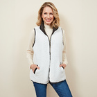 Gilet sans manches réversible "Emilia", noir