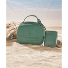 Sac "Geli" avec portefeuille sauge