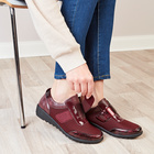 Chaussures confortables "Doris", bordeaux