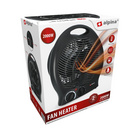 Aérotherme 2000W noir alpina