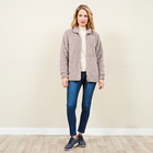Veste en flanelle, taupe