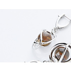 Boucles d'oreilles "Oeil de tigre"