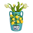 Vase avec citrons 3D en céramique