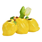 Vase citron couché en céramique