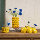 Vase citron couché en céramique