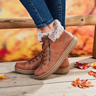 Bottines confort "Gloria", cognac