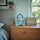 Peluche "Dino" turquoise