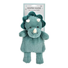 Coussin aux noyeaux de cerise "Dino" turquoise