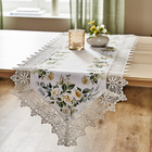 Chemin de table « Guirlande de roses », 40x120 cm