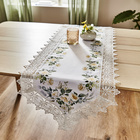 Chemin de table « Guirlande de roses », 40x120 cm