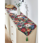Chemin de table "Fleurs d'automne", 33x180 cm