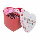 Lot de 3 chaussettes pour femmes "Coeurs" en boîte cadeau