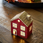 Maison en céramique LED rouge Eldo