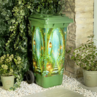 Autocollant pour poubelle "Jardin enchanté"