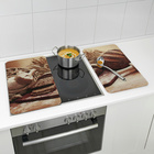 Plaques de recouvrement pour cuisinière « Design Pain » – lot de 2 Basilico